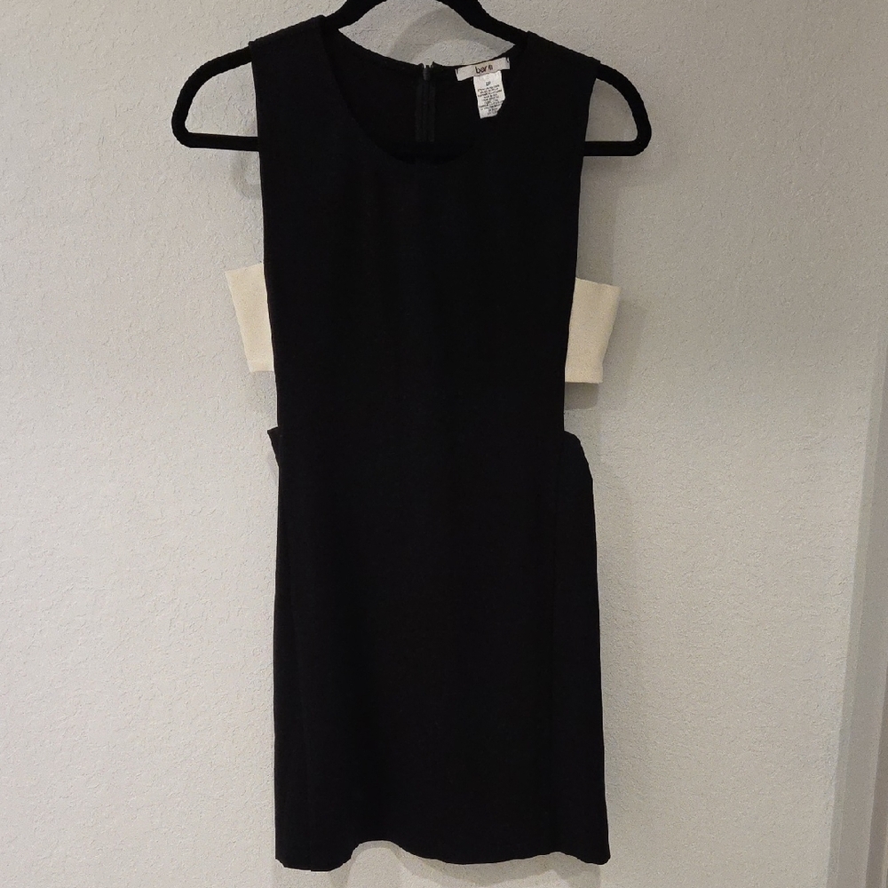 Bar III Black Sleeveless Mini Dress